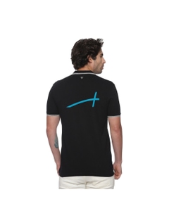 Allen Solly Polo T-shirt Men- Black SW